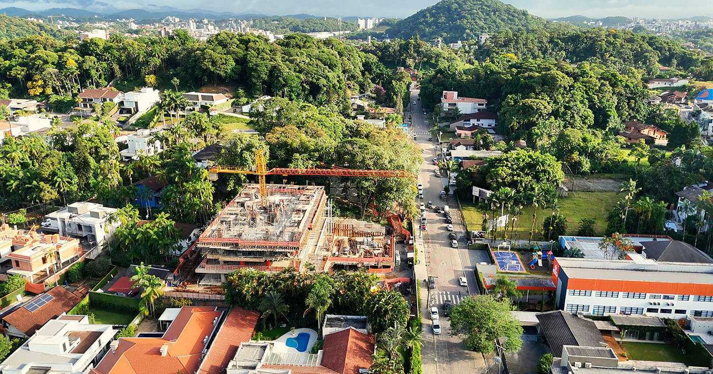 Acompanhamento de Obras com Drone em Joinville